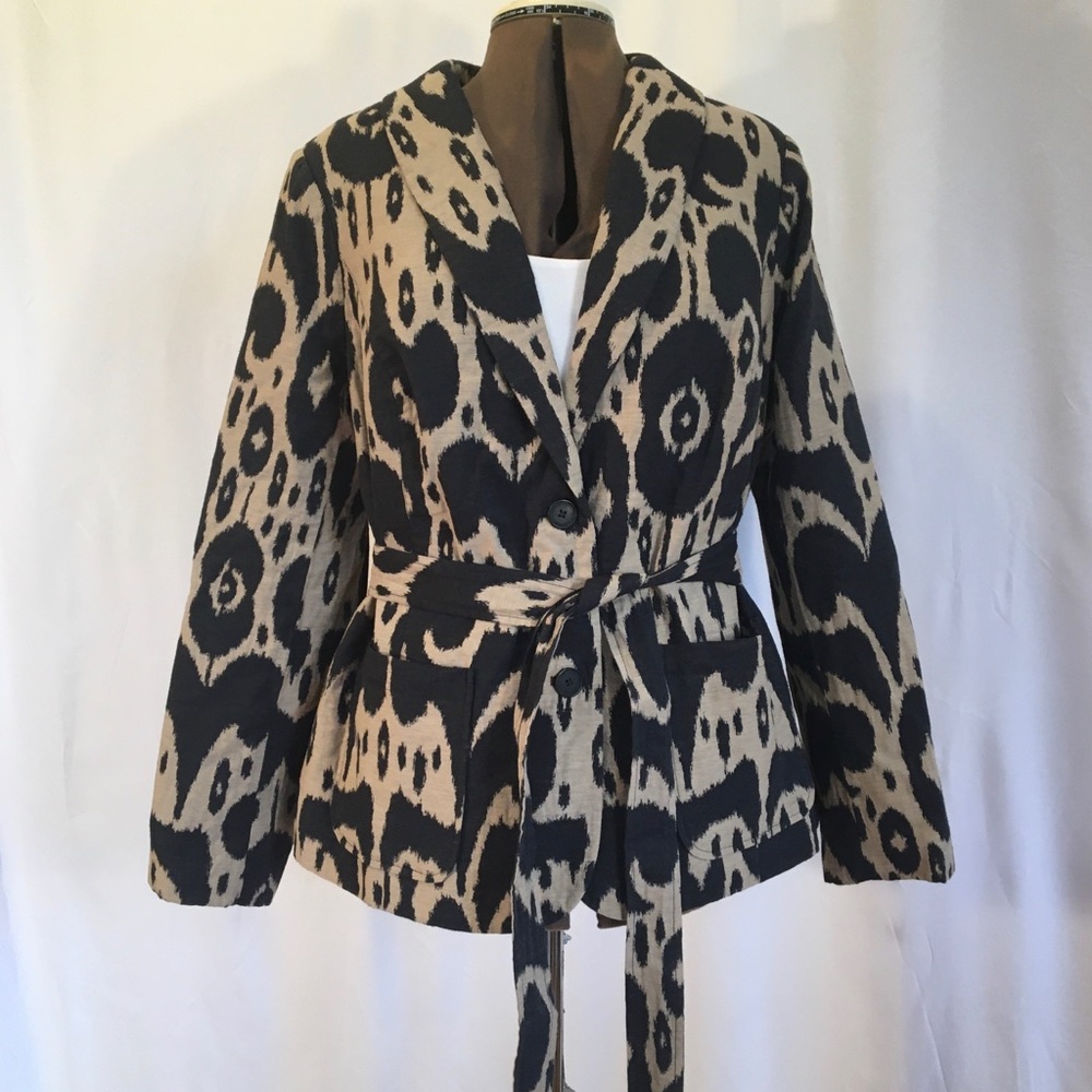 Isaac Mizrahi Live! Jacket Animal Print 18W